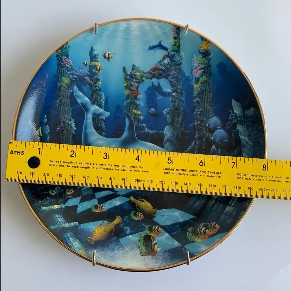 Vintage Franklin Mint Dolphin Collector’s Plate